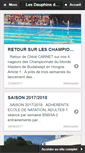 Mobile Screenshot of dauphins-de-clermont.com