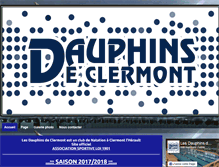 Tablet Screenshot of dauphins-de-clermont.com